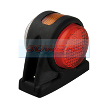 LED Autolamps 1005RWM 12v/24v Red/White/Amber Outline End & Side Marker Lamp/Light
